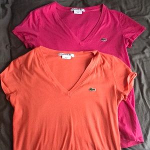 Lacoste V-Necks!
